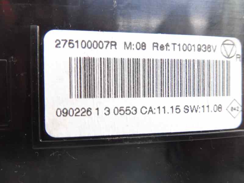 Recambio de mando climatizador para renault megane iii berlina 5 p dynamique referencia OEM IAM 275100007R  
