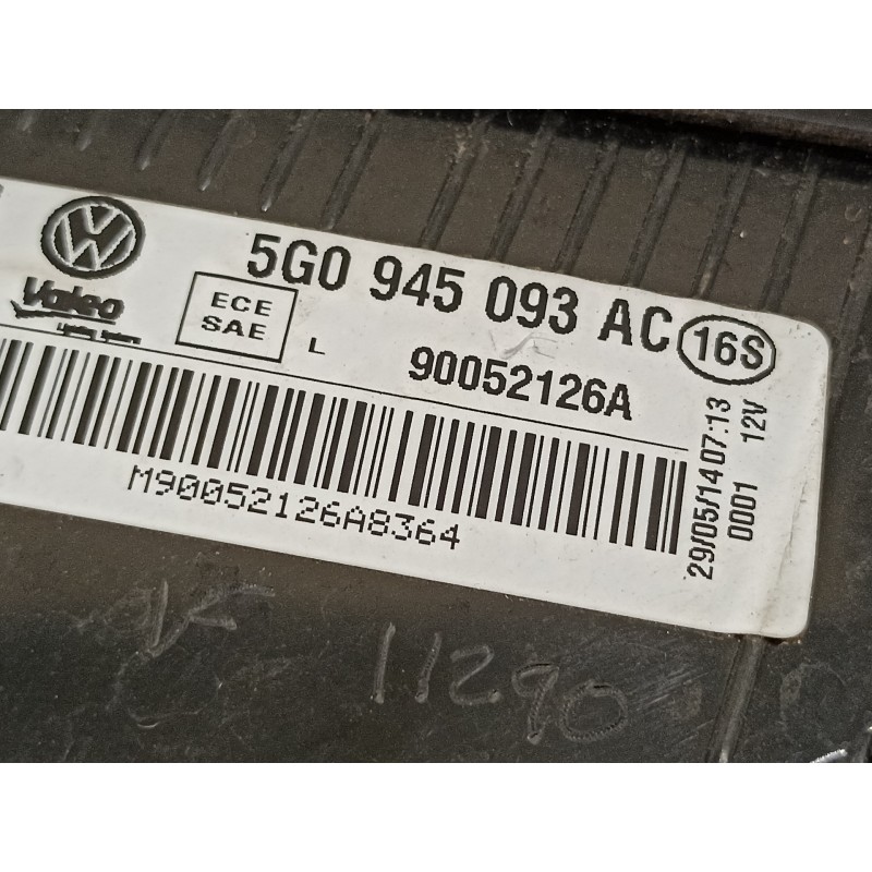 Recambio de piloto trasero izquierdo en porton para volkswagen golf vii lim. advance bluemotion referencia OEM IAM 5G0945093AC  