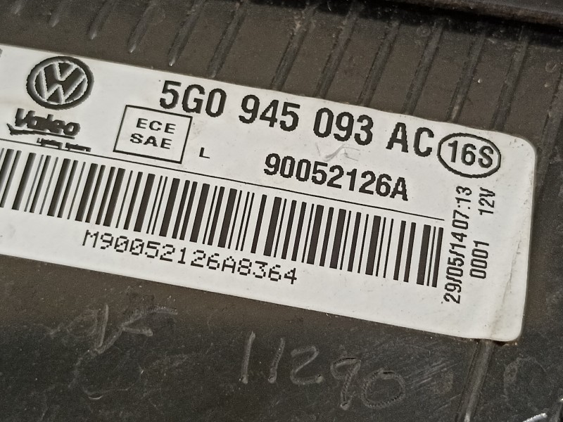 Recambio de piloto trasero izquierdo en porton para volkswagen golf vii lim. advance bluemotion referencia OEM IAM 5G0945093AC  