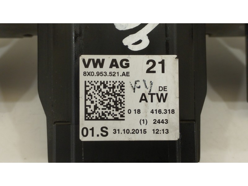 Recambio de mando intermitentes para audi a1 sportback (8xf) adrenalin referencia OEM IAM 8X0953521AE  