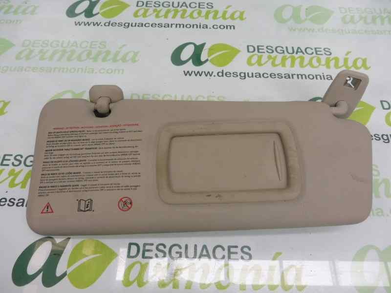 Recambio de parasol derecho para renault megane iii berlina 5 p dynamique referencia OEM IAM   