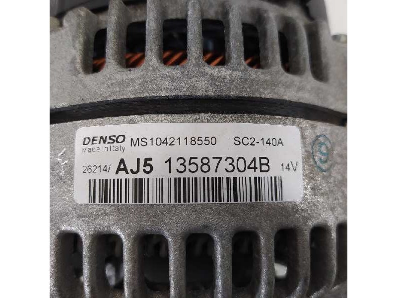 Recambio de alternador para opel zafira tourer excellence referencia OEM IAM 13587304B MS1042118550 