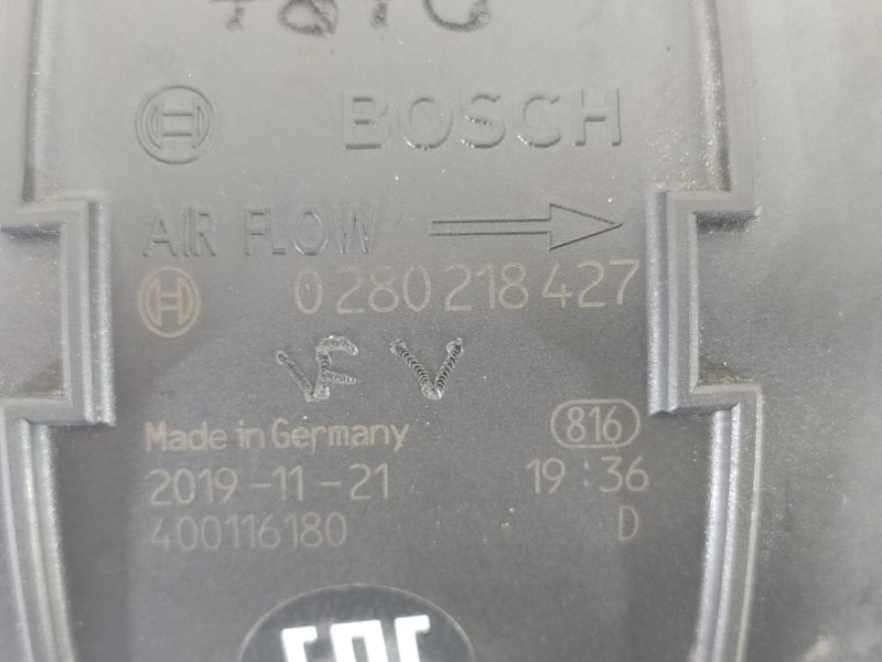 Recambio de caudalimetro para opel insignia berlina edition referencia OEM IAM 400116180 0280218427 