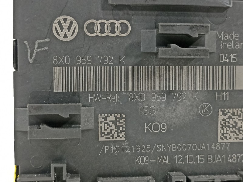 Recambio de modulo confort para audi a1 sportback (8xf) adrenalin referencia OEM IAM 8X0959792K  