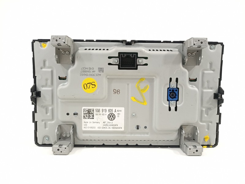 Recambio de pantalla multifuncion para volkswagen t-roc advance referencia OEM IAM 5G6919605A  