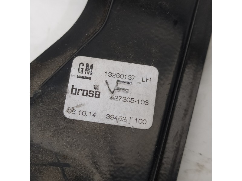 Recambio de elevalunas delantero izquierdo para opel zafira tourer excellence referencia OEM IAM 13260137  