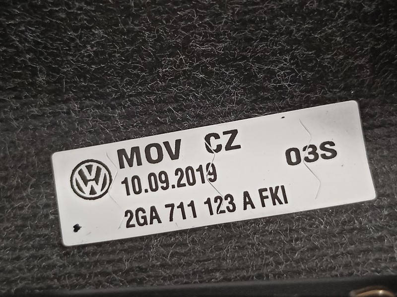 Recambio de pomo palanca cambio para volkswagen t-roc advance referencia OEM IAM 2GA711123 2GA711123A 2GA711123AFKI