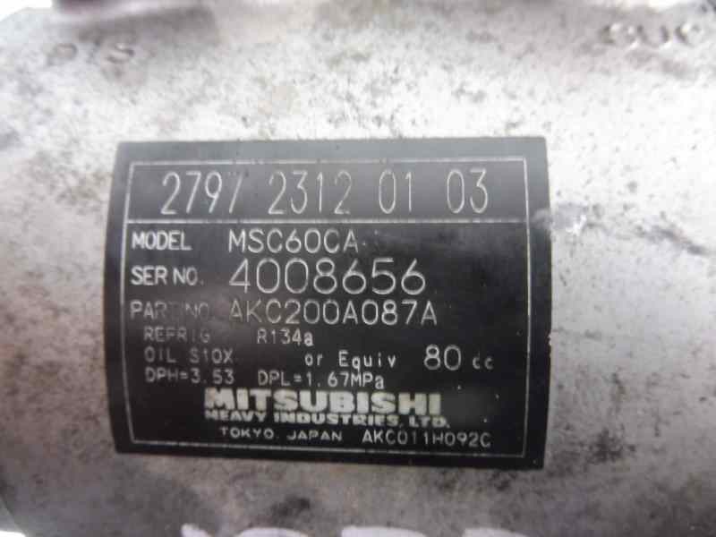Recambio de compresor aire acondicionado para tata indica idi referencia OEM IAM 279723120103 AKC200A087A 4008656