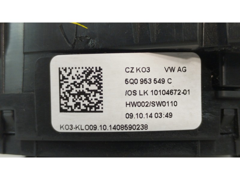 Recambio de anillo airbag para audi a3 sportback (8va) ambiente referencia OEM IAM 5Q0953549C  