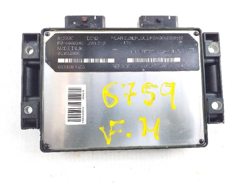 Recambio de centralita motor uce para citroën berlingo 1.9 dx familiar referencia OEM IAM 9661879180  