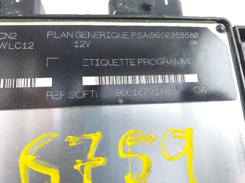 Recambio de centralita motor uce para citroën berlingo 1.9 dx familiar referencia OEM IAM 9661879180  