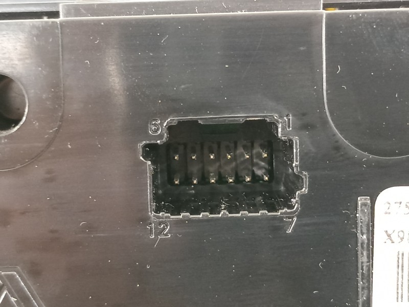 Recambio de mando climatizador para renault clio iv limited referencia OEM IAM 275105430R  