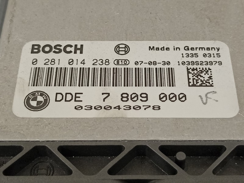 Recambio de centralita motor uce para bmw serie 3 berlina (e90) 320d referencia OEM IAM 13617809000 0281014238 7809000