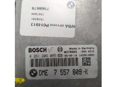 Recambio de centralita motor uce para bmw serie 1 berlina (e81/e87) 116i referencia OEM IAM 7557809 0261209085 7568678 2