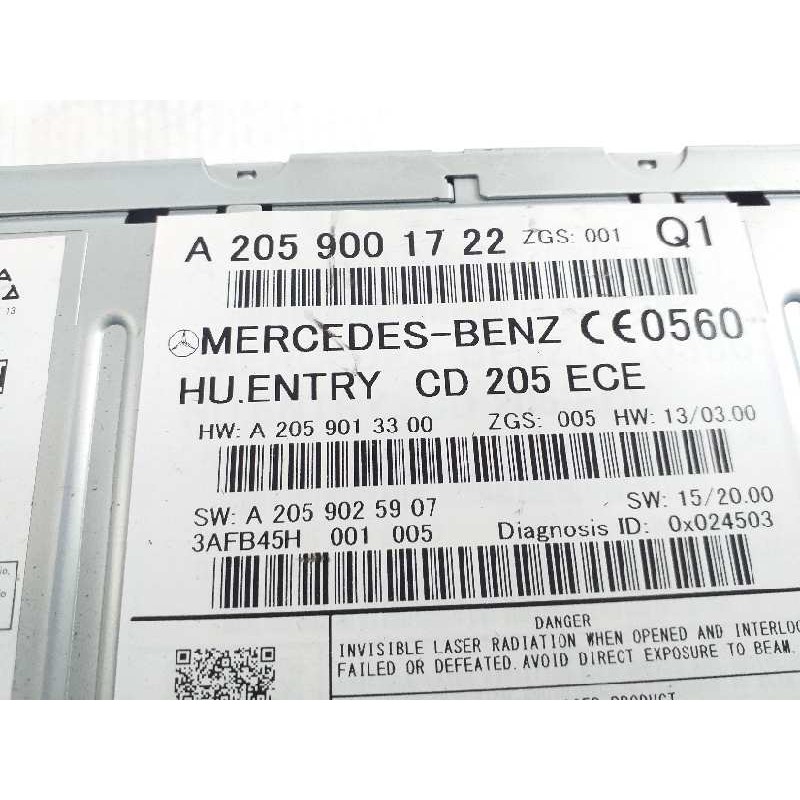 Recambio de sistema navegacion gps para mercedes-benz clase c (w205) familiar c 220 t cdi bluetec edition 1 (205.204) referencia