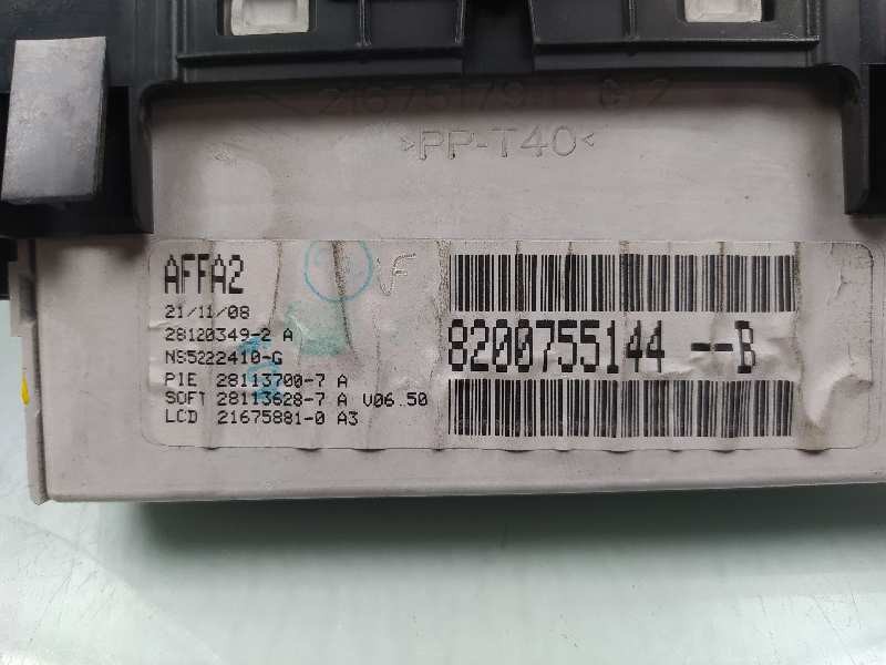 Recambio de pantalla multifuncion para renault kangoo furgón confort referencia OEM IAM 8200755144  