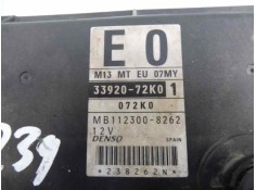 Recambio de centralita motor uce para suzuki swift berlina (mz) gl (5-ptas.) referencia OEM IAM 3392072K01 MB1123008262  2