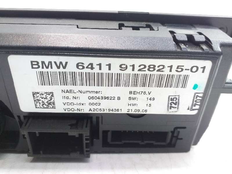Recambio de mando climatizador para bmw serie 1 berlina (e81/e87) 116i referencia OEM IAM 64119128215  
