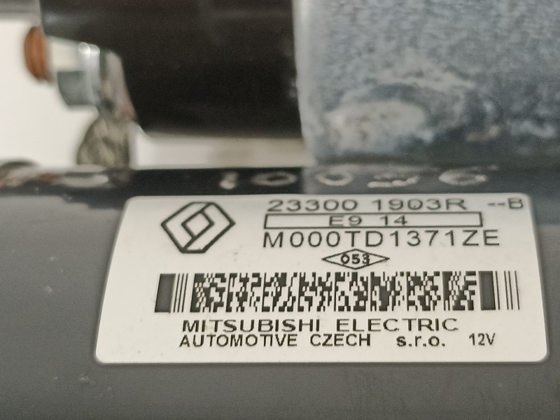 Recambio de motor arranque para dacia dokker ambiance referencia OEM IAM 233001903R  