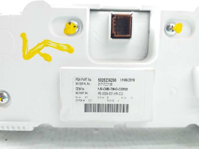 Recambio de cuadro instrumentos para peugeot 308 access referencia OEM IAM 9825206280  