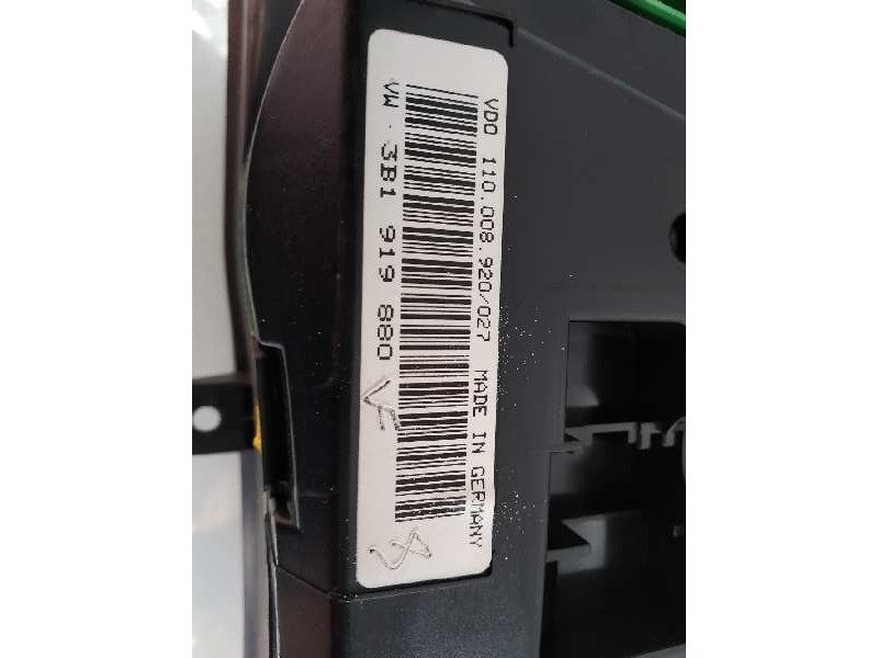 Recambio de cuadro instrumentos para volkswagen passat berlina (3b2) comfortline referencia OEM IAM 3B1919880  