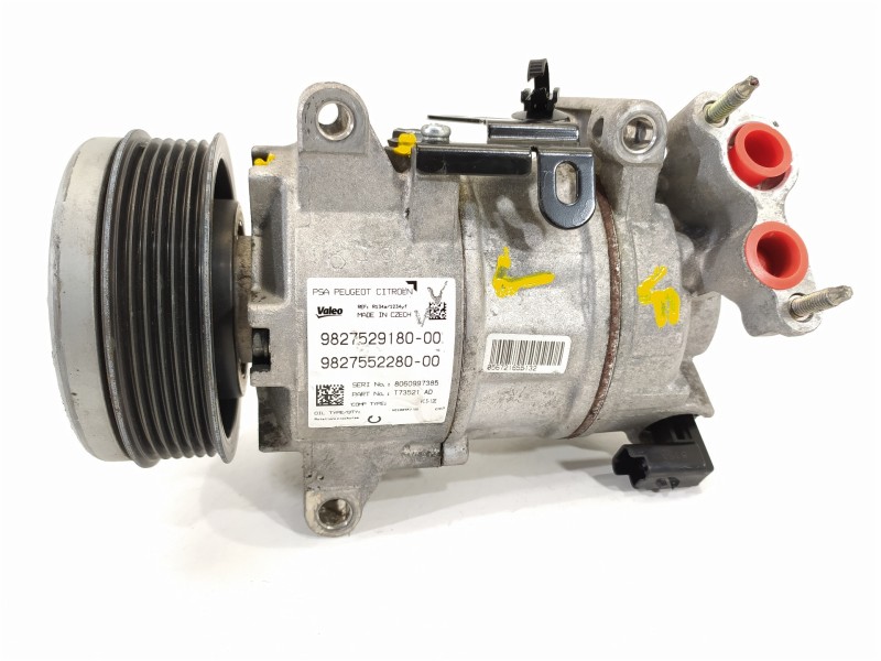 Recambio de compresor aire acondicionado para peugeot 308 access referencia OEM IAM 9827529180 9827552280 
