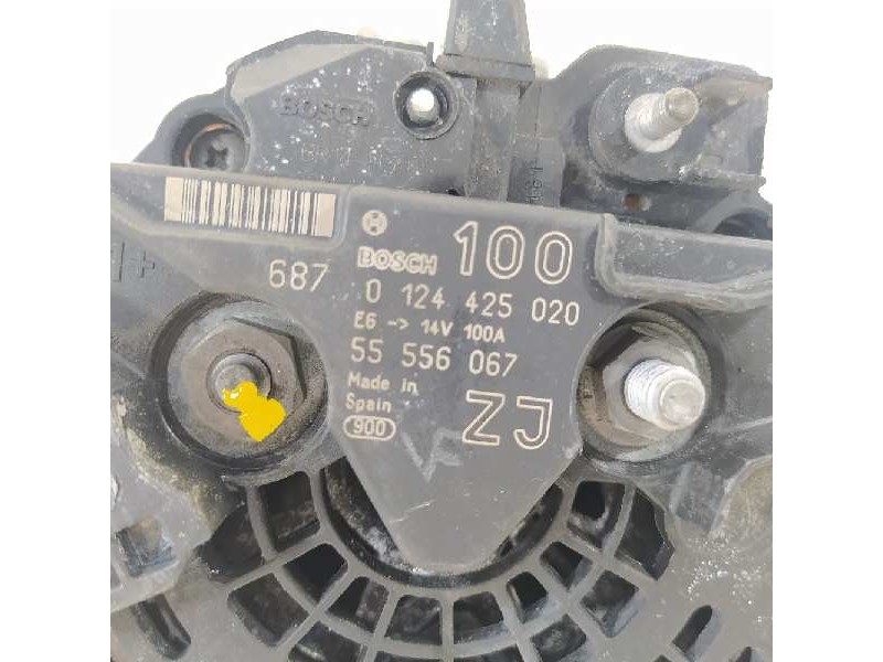 Recambio de alternador para opel astra twin top cosmo referencia OEM IAM 55556067 0124425020 