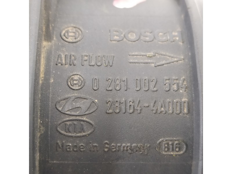 Recambio de caudalimetro para hyundai terracan (hp) 2.9 crdi full referencia OEM IAM 281644A000  