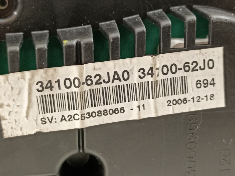 Recambio de cuadro instrumentos para suzuki swift berlina (mz) gl (3-ptas.) referencia OEM IAM 3410062JA0 A2C53088066 