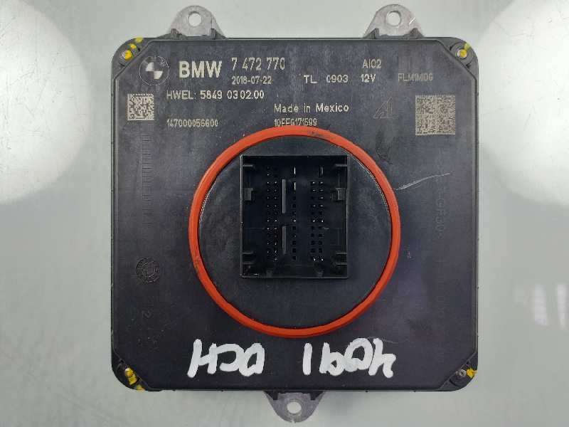 Recambio de centralita faros xenon para bmw serie x3 (g01) xdrive20d xline referencia OEM IAM 7472770  