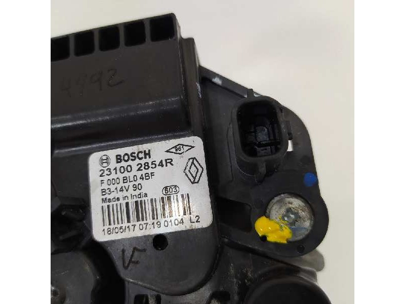 Recambio de alternador para dacia sandero ambiance referencia OEM IAM 231002854R  
