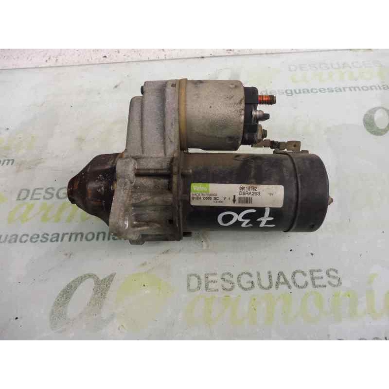 Recambio de motor arranque para opel astra h berlina essentia referencia OEM IAM D6RA293 09115192 