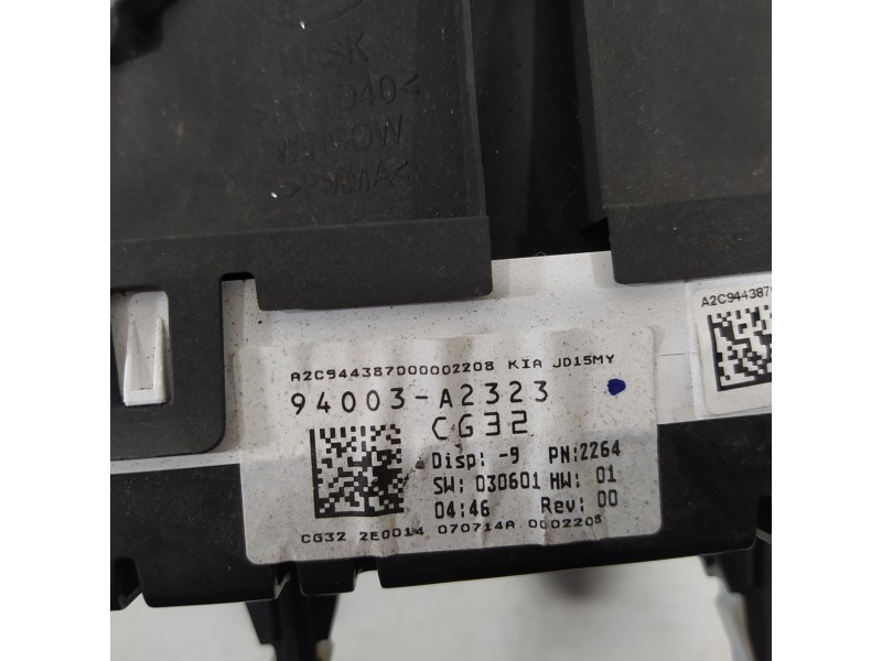 Recambio de cuadro instrumentos para kia cee´d concept referencia OEM IAM 94003A2323  