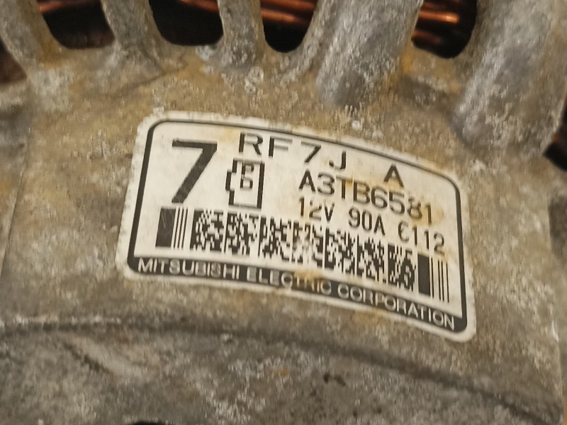 Recambio de alternador para mazda 5 berl. (cr) 2.0 crtd active+ (105kw) referencia OEM IAM A3TB6581  