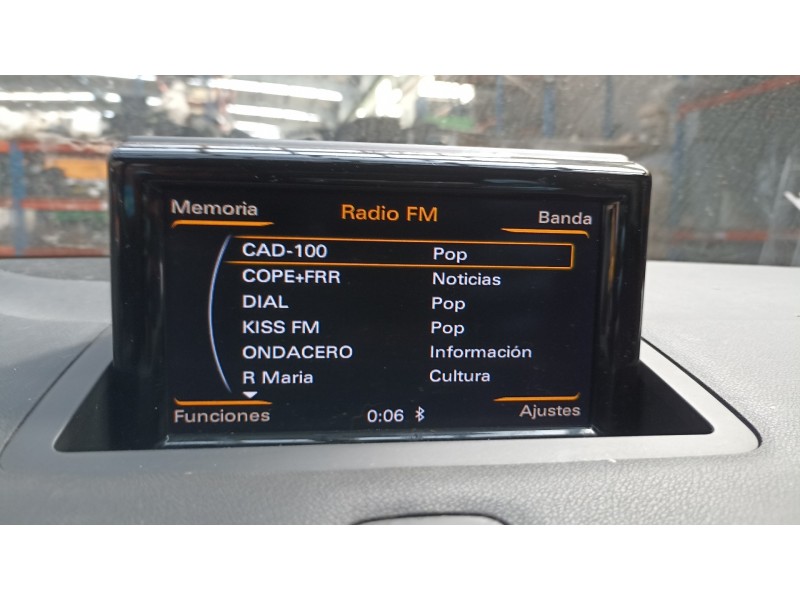 Recambio de pantalla multifuncion para audi a1 sportback (8xf) adrenalin referencia OEM IAM 8X0919603B  