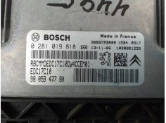 Recambio de centralita motor uce para peugeot 207 confort referencia OEM IAM 9805947780 0281019818 9666729680 2