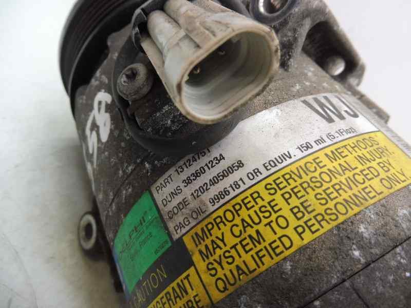 Recambio de compresor aire acondicionado para opel astra h berlina essentia referencia OEM IAM 13124751  