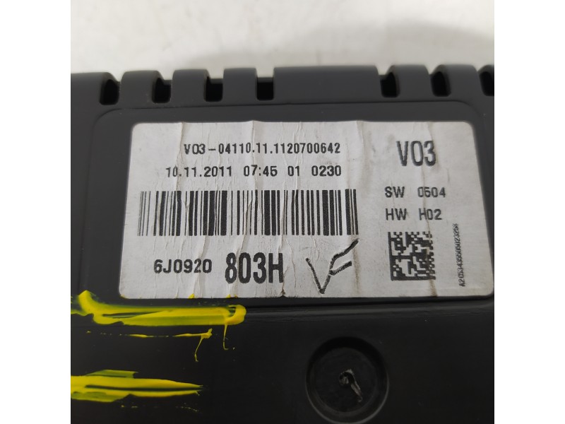 Recambio de cuadro instrumentos para seat ibiza (6j5) stylance / style referencia OEM IAM 6J0920803H  