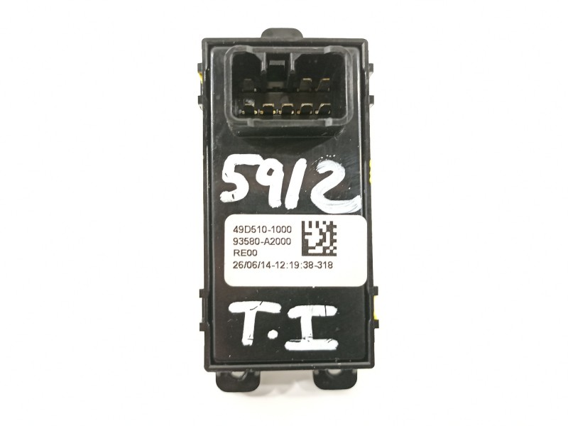 Recambio de mando elevalunas trasero izquierdo para kia cee´d concept referencia OEM IAM 93580A2000 49D5101000 