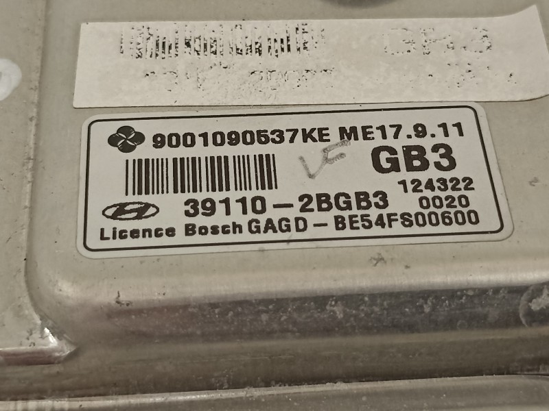 Recambio de centralita motor uce para hyundai i30 (gd) 1.4 cat referencia OEM IAM 391102BGB3  