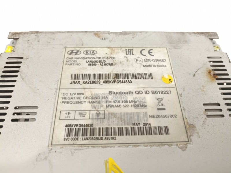 Recambio de sistema navegacion gps para kia cee´d concept referencia OEM IAM 96560A2100WK  