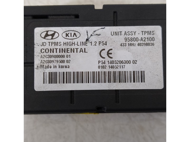 Recambio de modulo electronico para kia cee´d concept referencia OEM IAM 95800A2100 40398036 A2C30980000