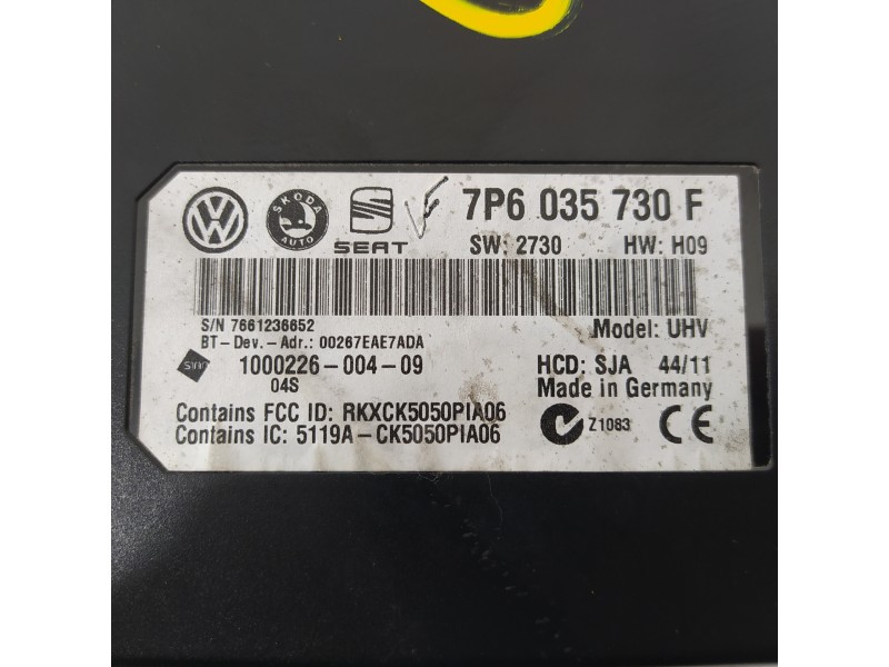 Recambio de modulo electronico para seat ibiza (6j5) stylance / style referencia OEM IAM 7P6035730F  