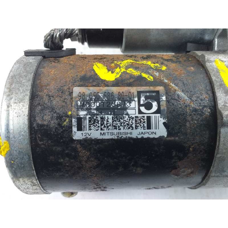 Recambio de motor arranque para fiat scudo furgón (272) 12 l2h1 130 multijet referencia OEM IAM 9805058680 M000T20873 