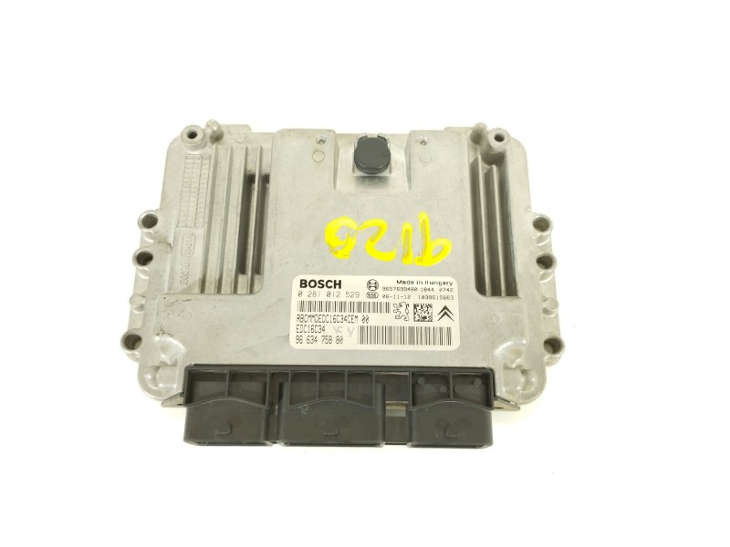 Recambio de centralita motor uce para citroën c3 1.4 hdi audace referencia OEM IAM 9663475880 0281012529 