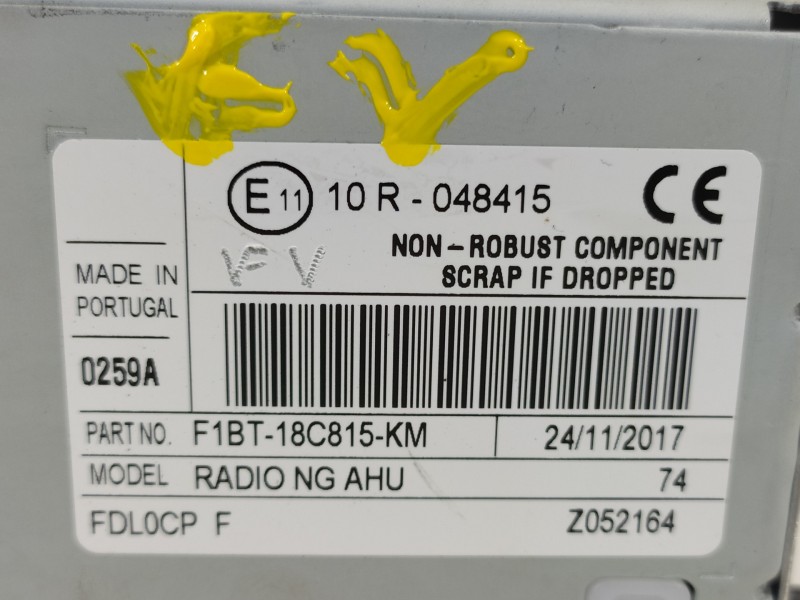 Recambio de sistema audio / radio cd para ford focus lim. business referencia OEM IAM F1BT18C815KM  
