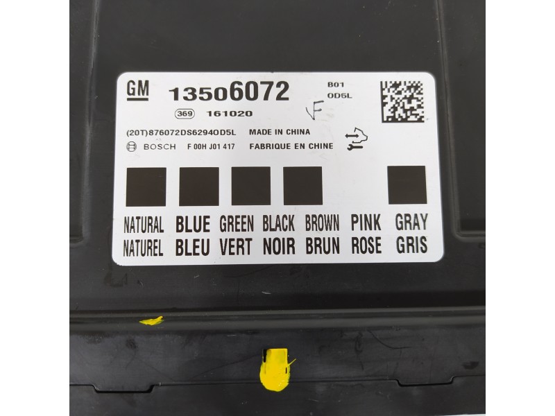 Recambio de modulo electronico para opel corsa e selective referencia OEM IAM 13506072 F00HJ01417 