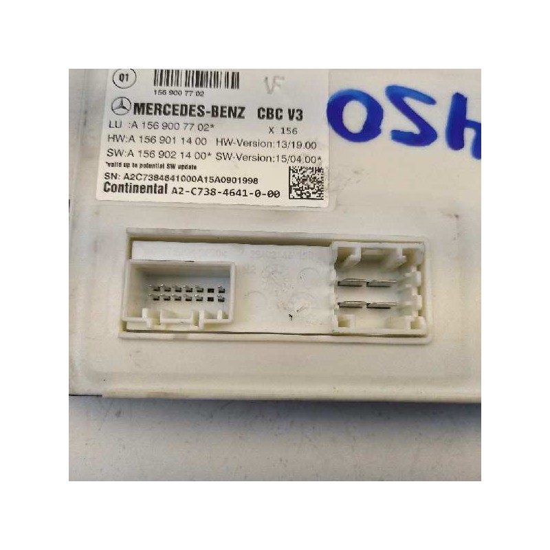 Recambio de modulo electronico para mercedes-benz clase cla (w117) cla 200 cdi (117.308) referencia OEM IAM A1569007702 A1569011