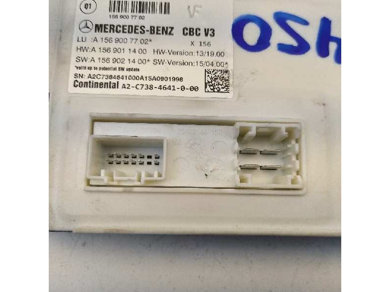 Recambio de modulo electronico para mercedes-benz clase cla (w117) cla 200 cdi (117.308) referencia OEM IAM A1569007702 A1569011
