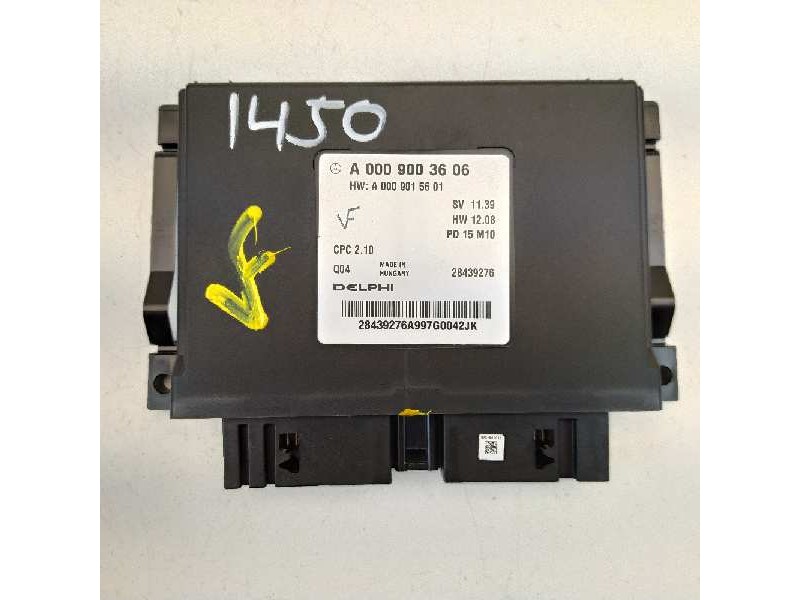 Recambio de modulo electronico para mercedes-benz clase cla (w117) cla 200 cdi (117.308) referencia OEM IAM A0009003606 28439276